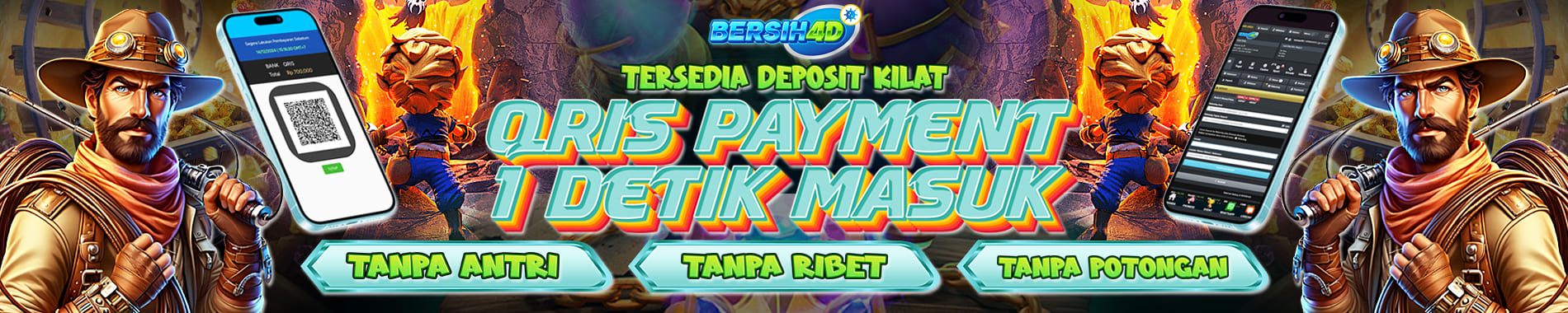 bersih4d deposit cepat dengan onpay dan cnpay